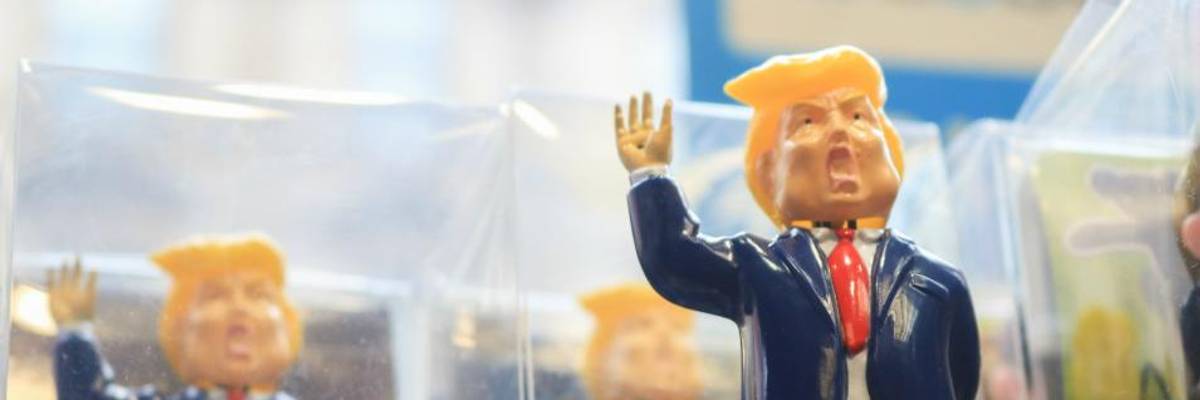 Teeny, Tiny Trump on the Fourth of July