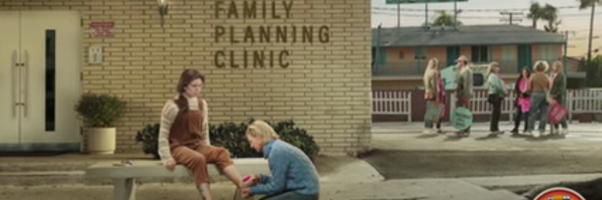 A still from the He Gets Us Super Bowl commercial.