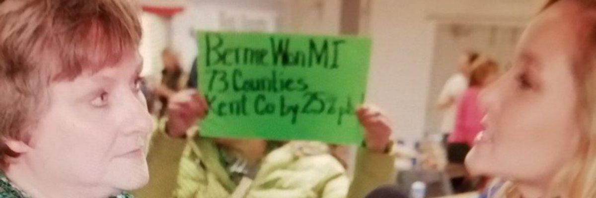 "If We Win They Can't Act Like We Don't Exist": Bernie Sanders Supporter Blocked From TV Interview in Live Example of #BernieBlackout