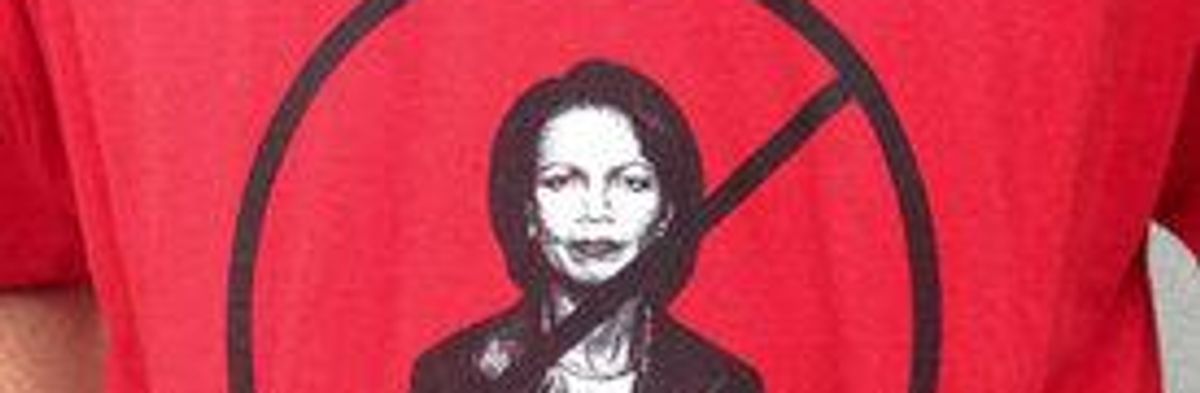 Protests Force Condoleezza Rice to Cancel $35K Rutgers Speech