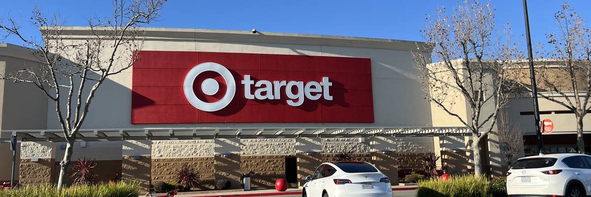 A Target store and its parking lot