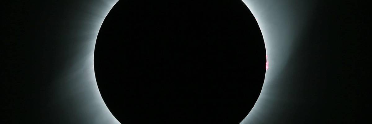 A total solar eclipse