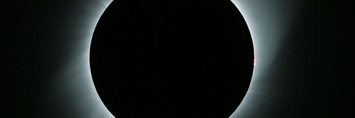 A total solar eclipse