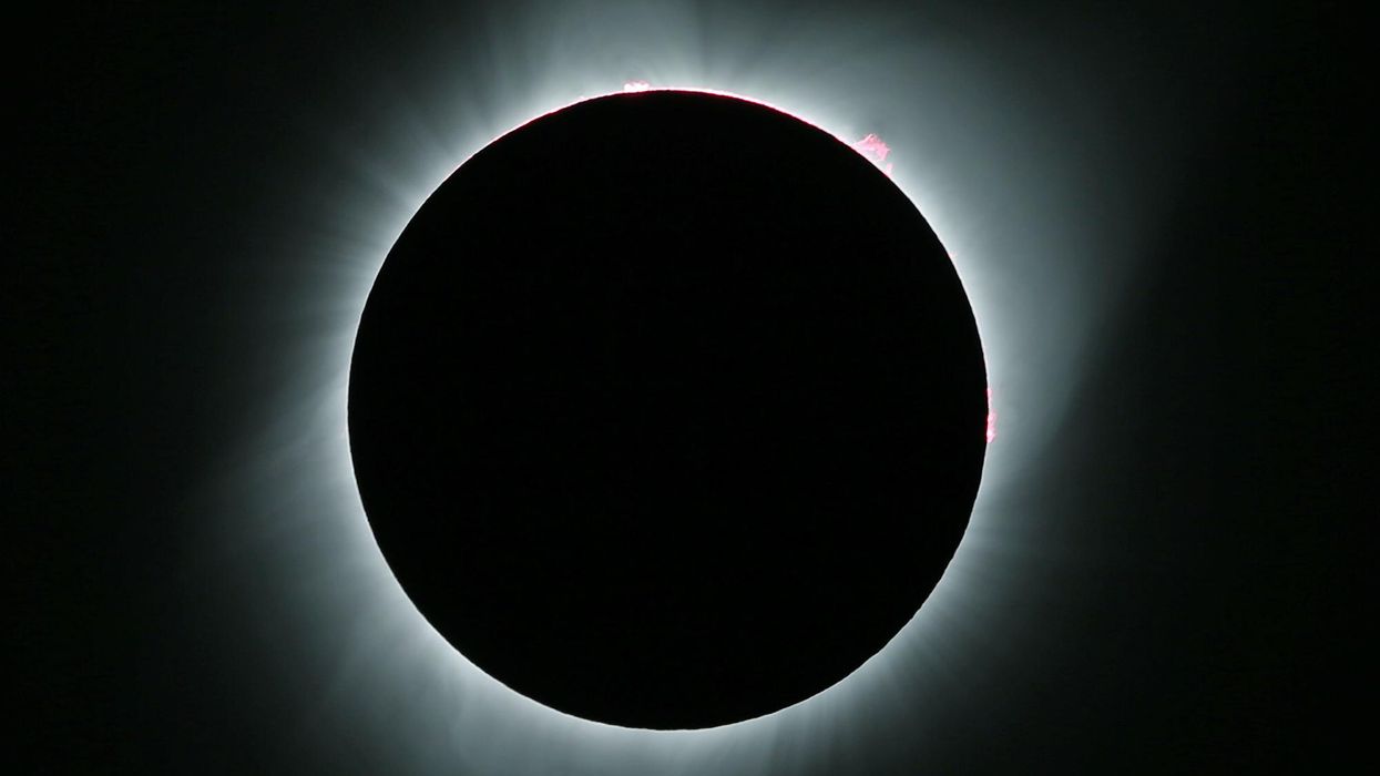 A total solar eclipse