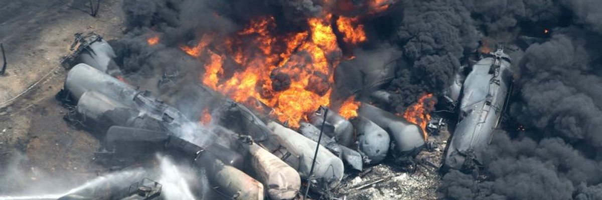 Coalition Files Lawsuit Over Flawed Federal Regulations of 'Bomb Trains'