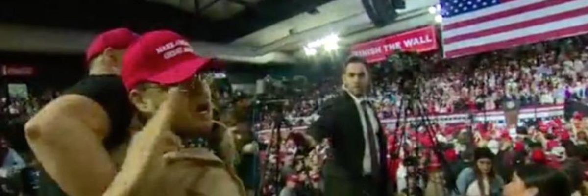 BBC Journalist Violently Attacked at Texas Rally After Crowd 'Whipped Up Into a Frenzy' by Trump's Anti-Press Rhetoric