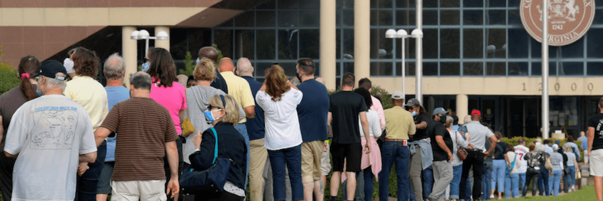 As Trump Sows Chaos, Democrats Urged to Increase Push for In-Person Voting--Early If Possible