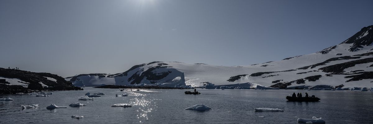 A view of Horseshoe Island, Antarctica