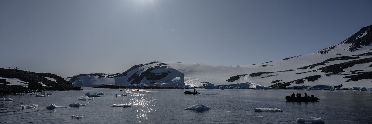 A view of Horseshoe Island, Antarctica