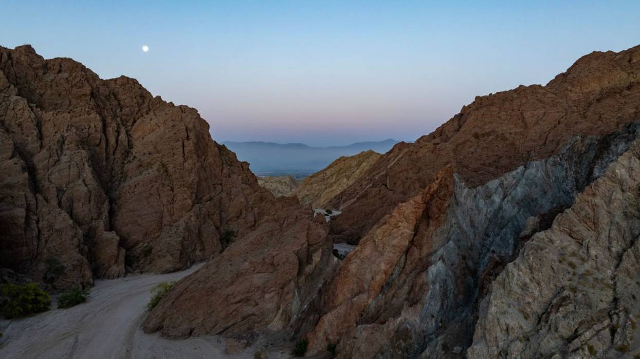 A view of the Chuckwalla Mountains