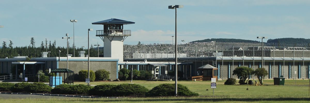 A view of the Washington Corrections Center near Shelton, Washington.