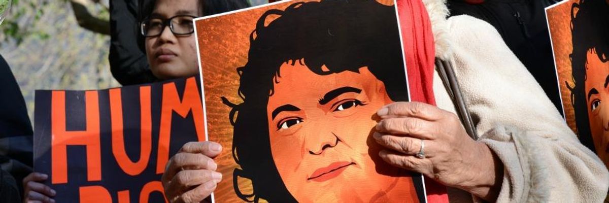 Berta Caceres' Murder Linked to U.S.-Trained Soldiers, Leaked Court Docs Show