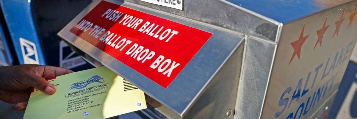 Democrats File Sweeping Lawsuit to Stop 'Unlawful' Trump Attack on Mail-In Voting