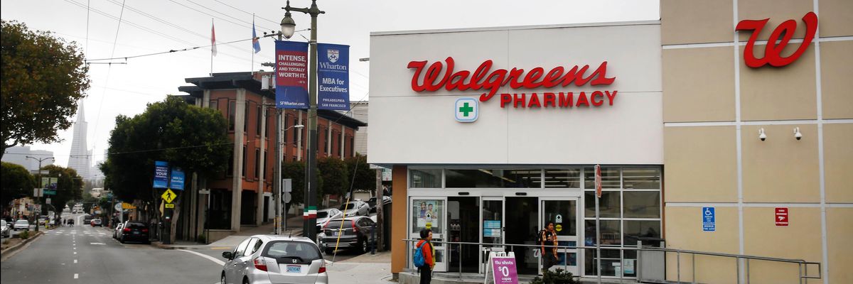 A Walgreens pharmacy.
