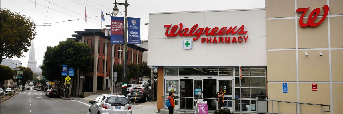 A Walgreens pharmacy. 
