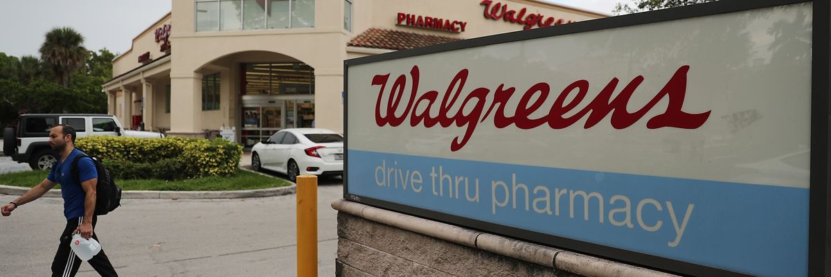 A Walgreens store is seen on August 7, 2019 in Miami, Florida. 