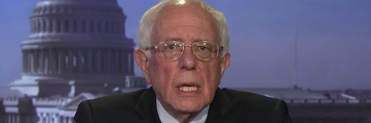 Bernie Sanders Delivers Online Address: 'We Must Not Go to War With Iran'