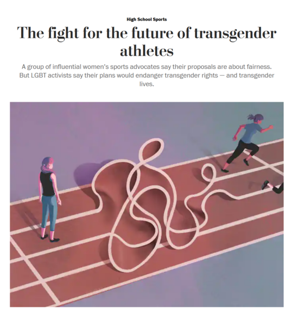 A Washington Post sports feature (4/15/21) explored what advocates called a