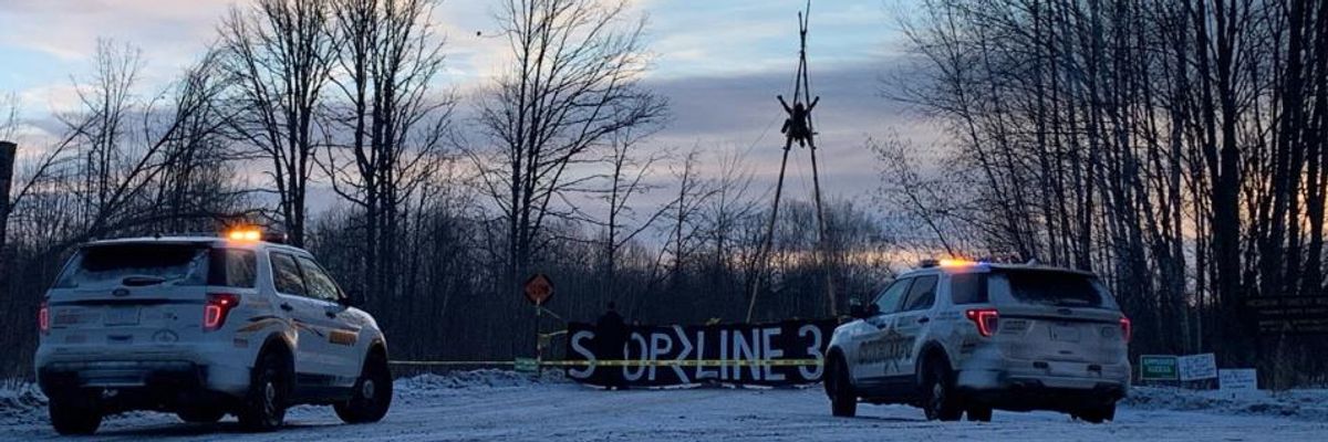 Fighting 'Disease of Greed and Destruction,' Water Protectors Blockade Over a Dozen Line 3 Worksites