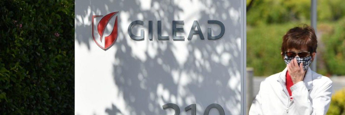 'Absolute Robbery': Gilead Announces $3,120 Price Tag for Covid-19 Drug Developed With $70 Million in Taxpayer Support