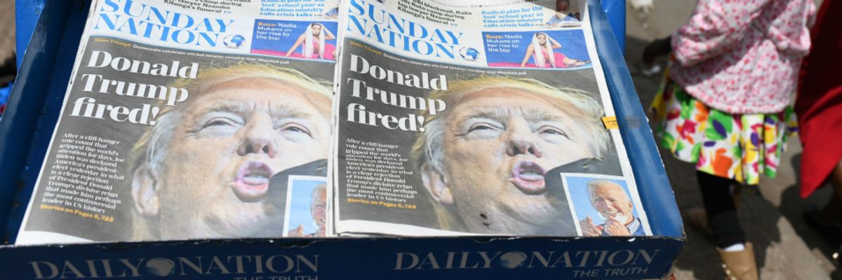 'Great News for Progressives Around the World': International Applause After US Voters Fire Donald Trump