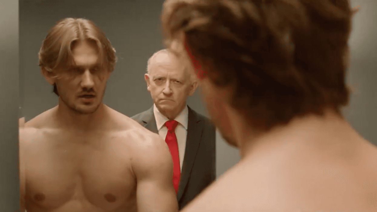 A young man in a political ad gets Plan B from his medicine cabinet