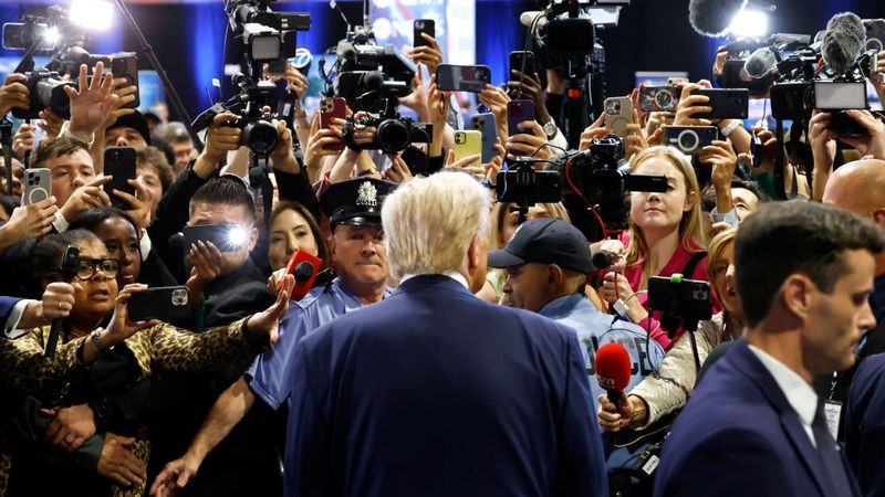 ABC News Hosts Presidential Debate Between Donald Trump And VP Kamala Harris At The National Constitution Center In Philadelphia