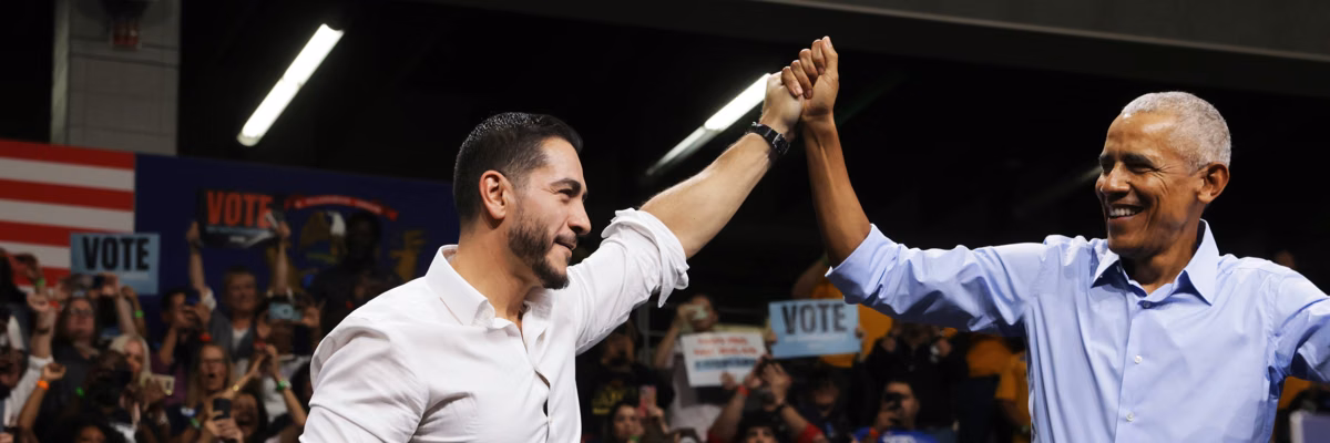 Abdul El-Sayed with Barack Obama