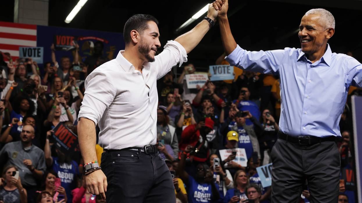 Abdul El-Sayed with Barack Obama