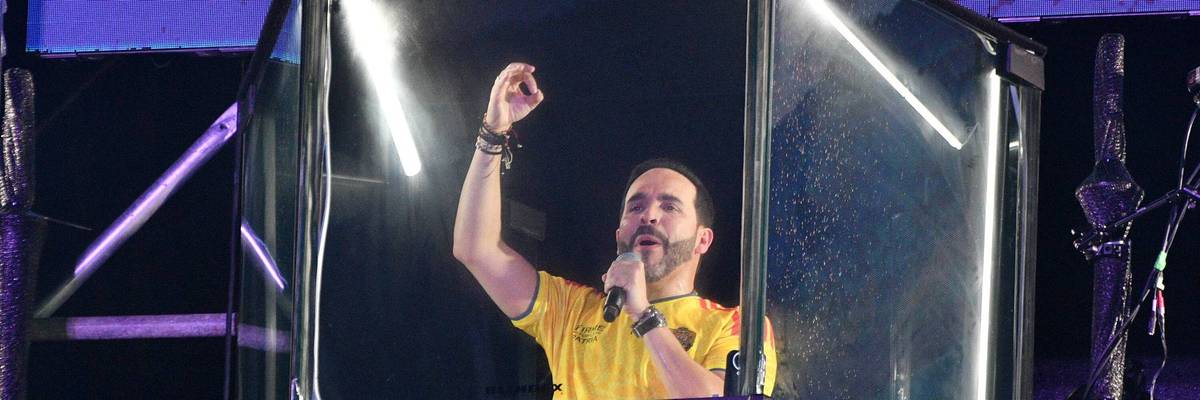Abelardo de la Espriella celebrates presidential election victory in Colombia