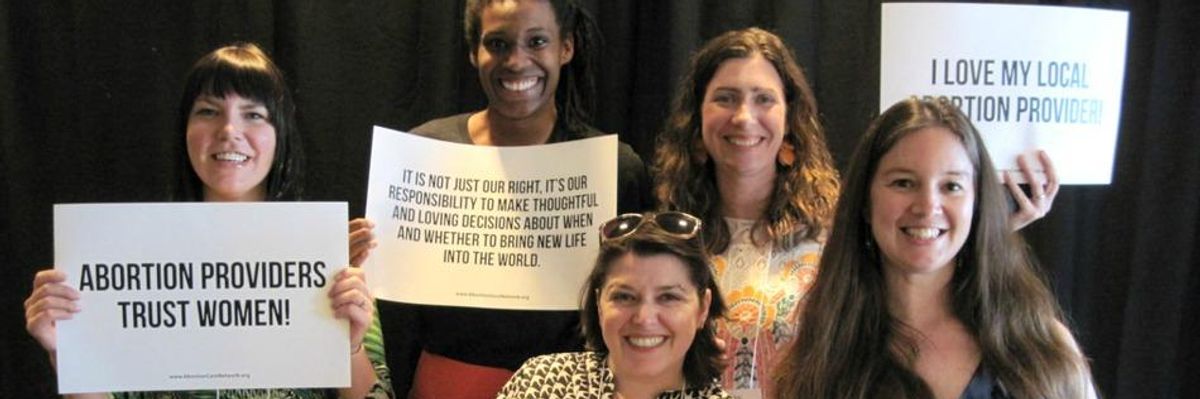 Abortion providers protest