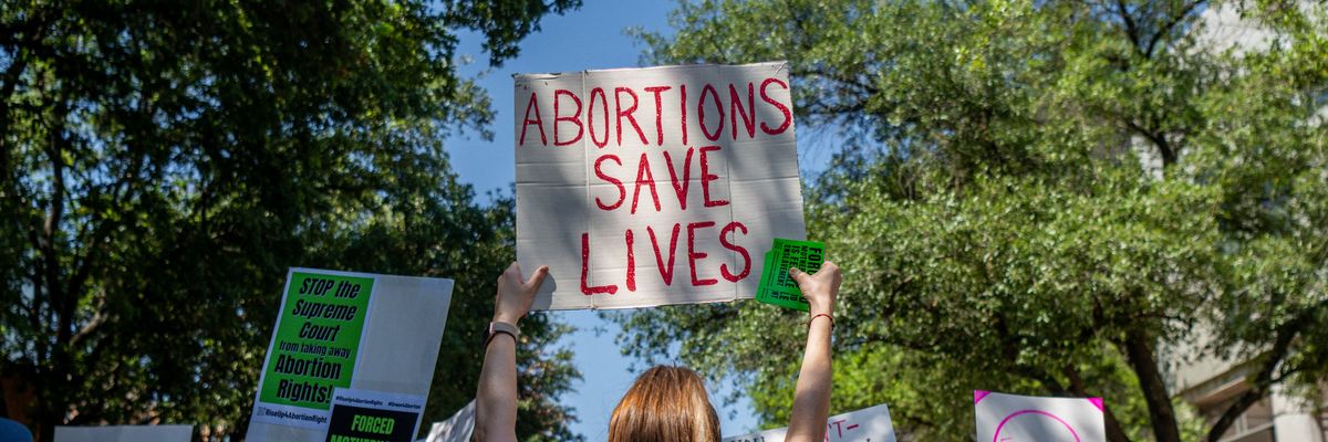 Abortion rights protest in Texas