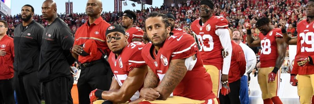 For Refusing to 'Ignore or Accept Racial Discrimination,' Amnesty International Honors Colin Kaepernick With Highest Award