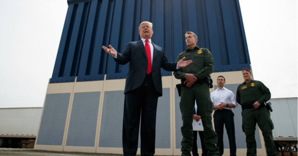 According to NBC, the Pentagon has shifted a total of $2.5 billion to help fund the construction of President Donald Trump's border wall. (Photo: Evan Vucci/AP)