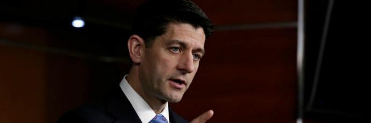 In Major Tax Speech, Paul Ryan Lays Out Plan to Lavish Rich With Tax Cuts