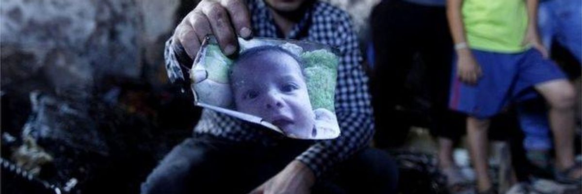 Outrage Spreads After Palestinian Infant Killed in Arson Attack in Occupied West Bank