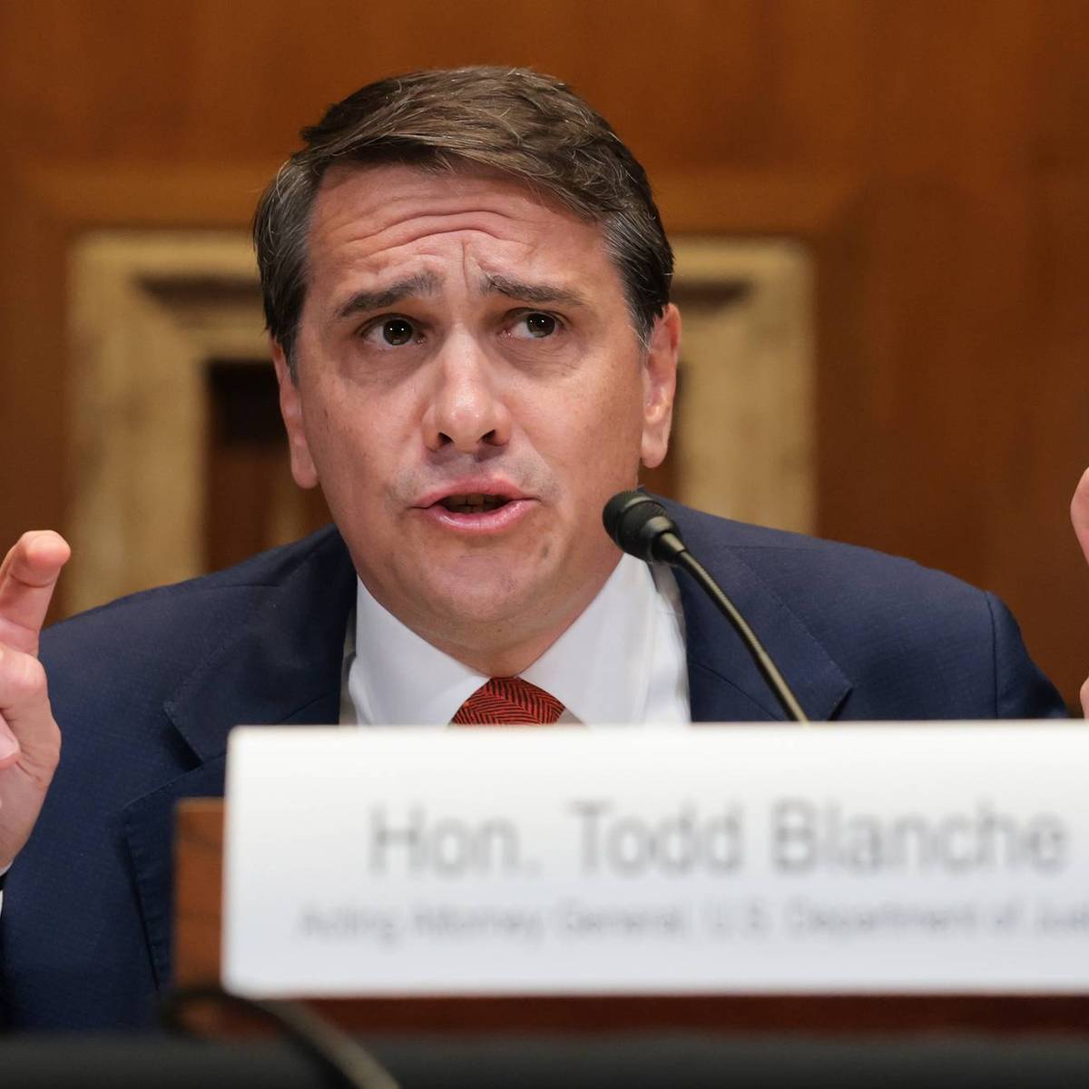 Acting AG Todd Blanche Testifies In Senate Hearing On Tuesday Morning