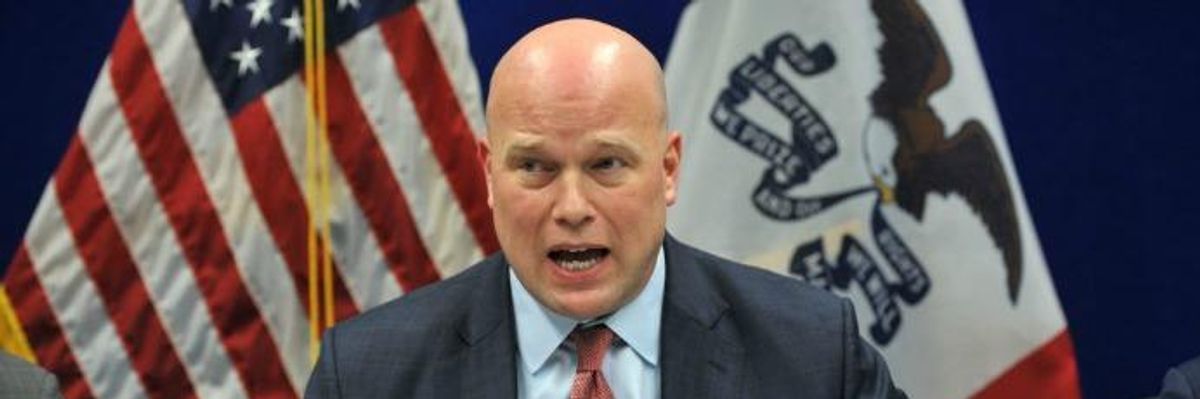 Accusing Trump of Trying to 'Subvert the Constitution to Protect Himself,' Senators Sue to Block Whitaker from Serving as Acting AG