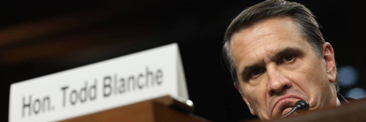 Acting Attorney General Todd Blanche Testifies To Senate Judiciary Committee At His Confirmation Hearing