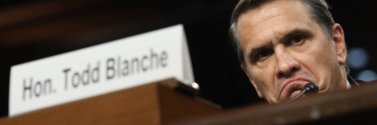 Acting Attorney General Todd Blanche Testifies To Senate Judiciary Committee At His Confirmation Hearing