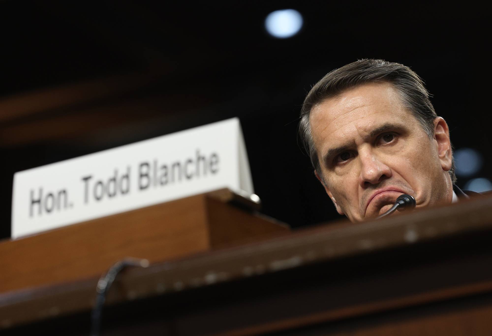 Acting Attorney General Todd Blanche Testifies To Senate Judiciary Committee At His Confirmation Hearing
