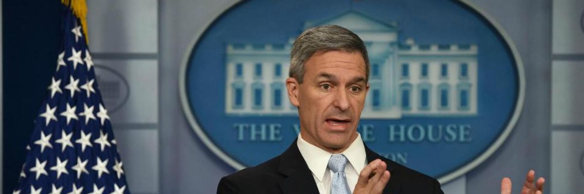 'Just Reciting White Nationalist Talking Points': Trump Immigration Chief Says Statue of Liberty Poem Only About Europeans