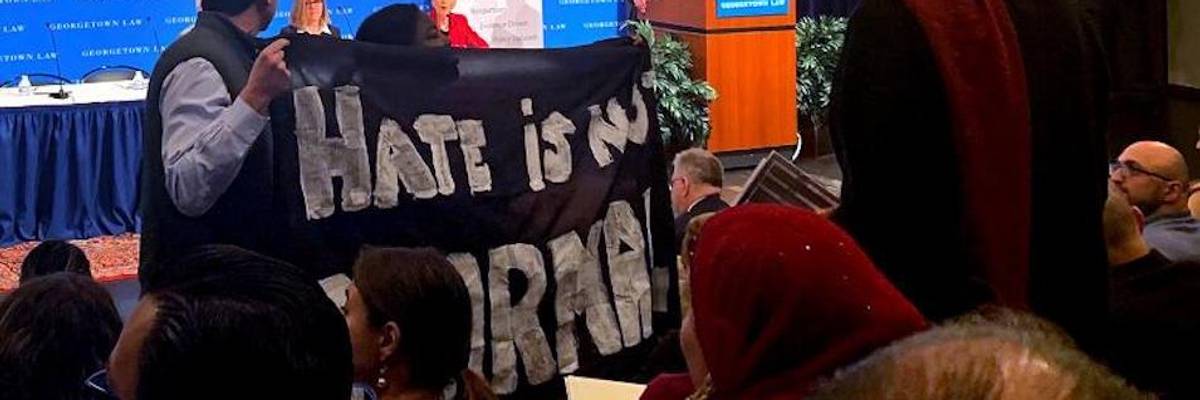 Because What Kevin McAleenan's DHS Does Speaks "Louder Than His Words," Activists Boo Him Offstage