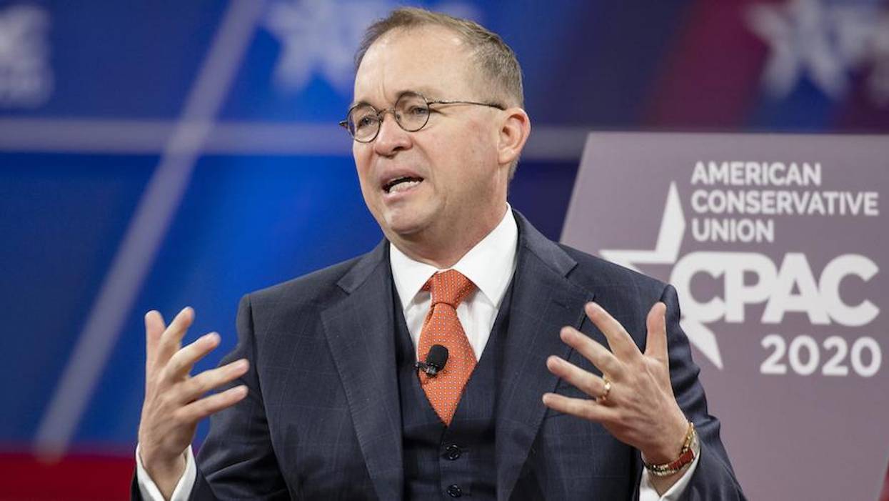 Mick Mulvaney Suggests Media Attention on Coronavirus Merely a Ploy to Tank Trump