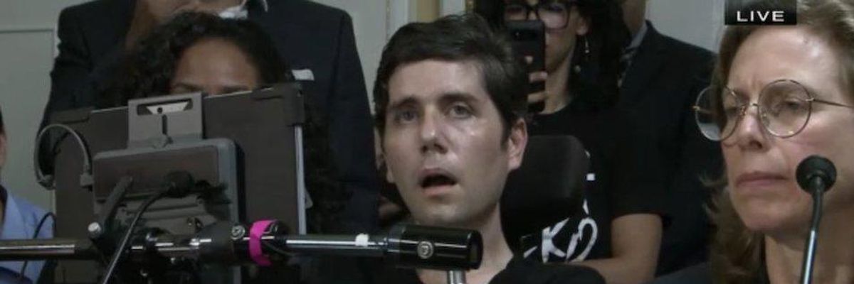 'Stop What You're Doing and Watch': Applause and Gratitude for Ady Barkan's Emotional Medicare for All Testimony