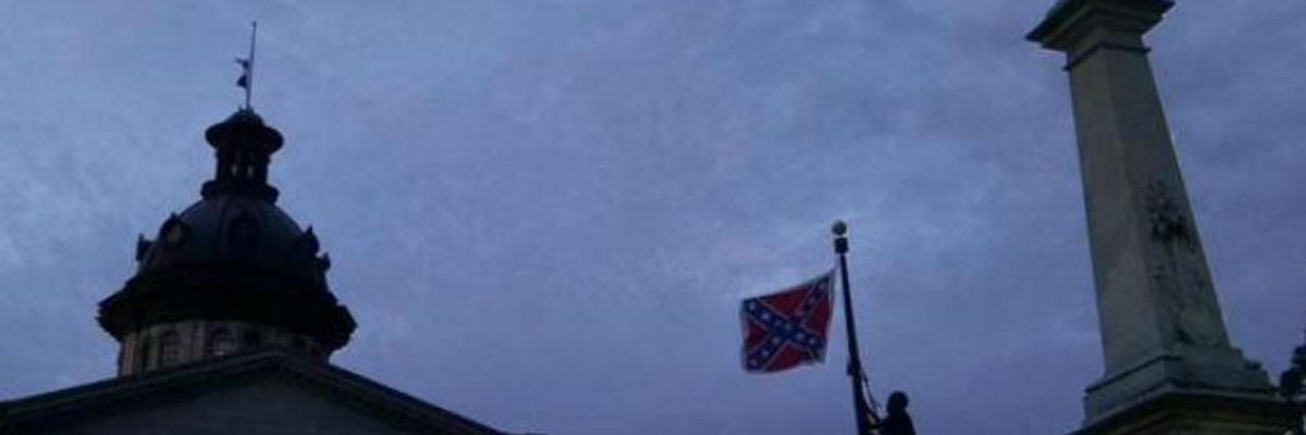 'We Can't Wait Any Longer': Activist Removes Confederate Flag from SC Statehouse