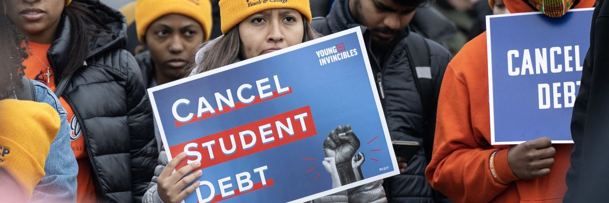 Activists and students protest at Supreme Court