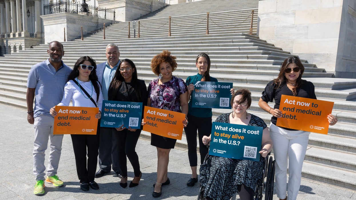 activists call for an end to medical debt