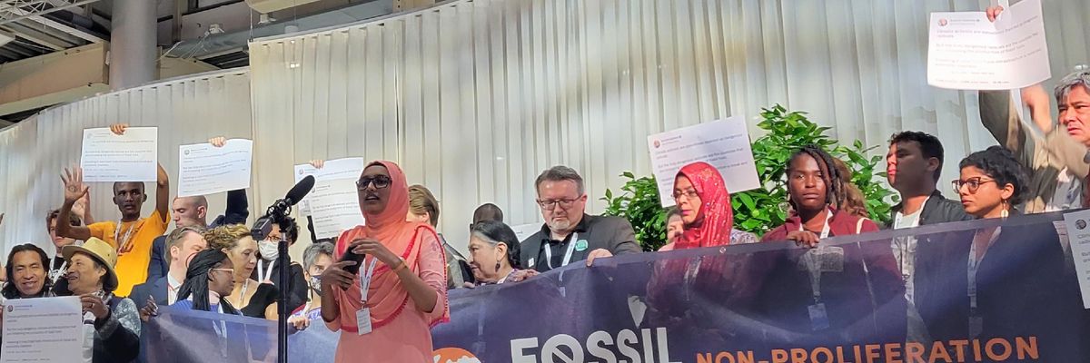 Activists demand a Fossil Fuel Non-Proliferation Treaty
