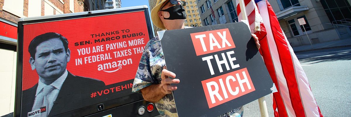Activists demand higher taxes on the rich